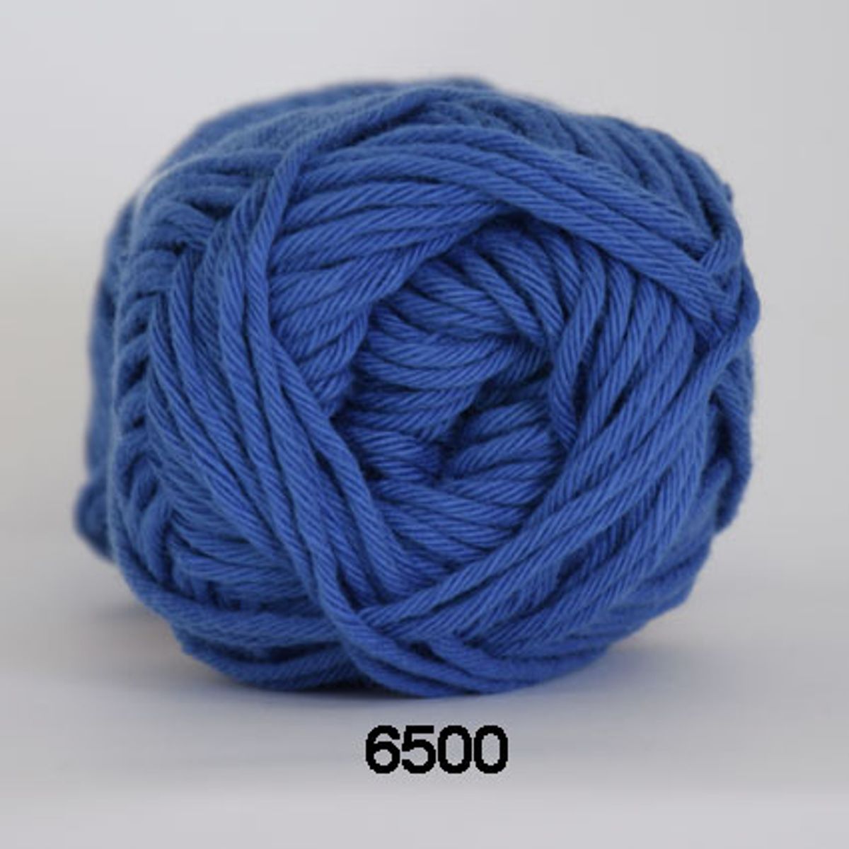 Cotton 8/8, jeansblå, 50 g, nr. 6500