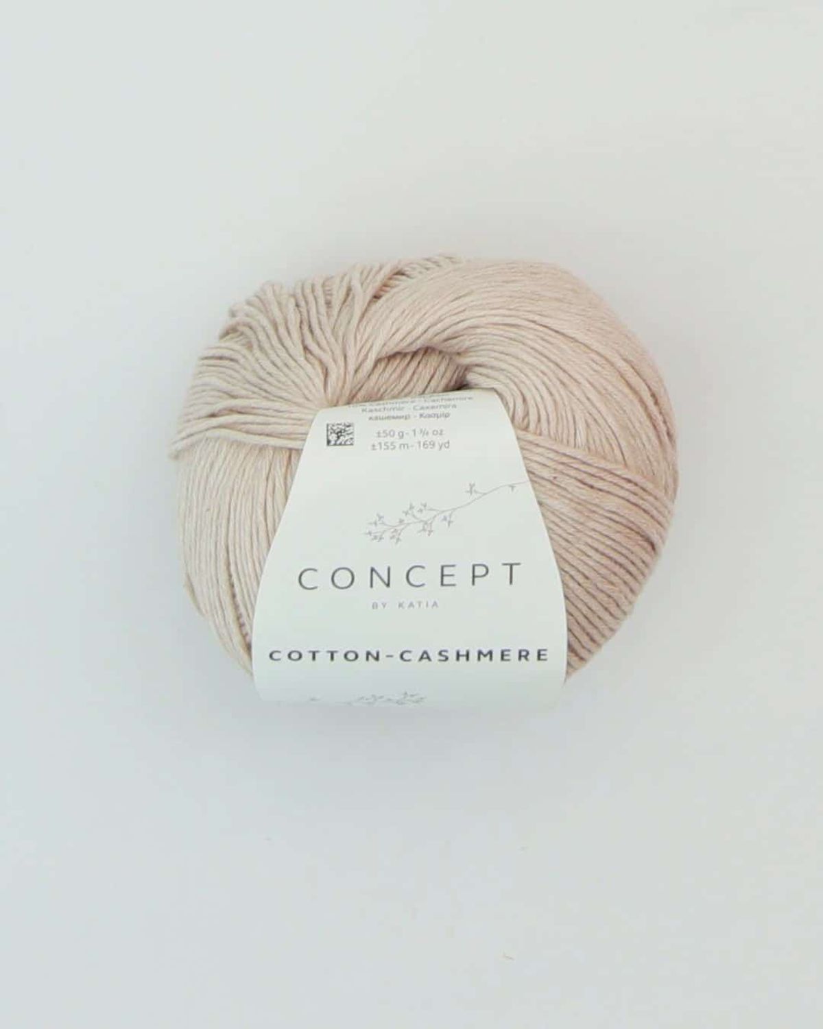 Cotton-Cashmere fra Katia - 54 Lys beige - 90% Bomuld, 10% Kashmir