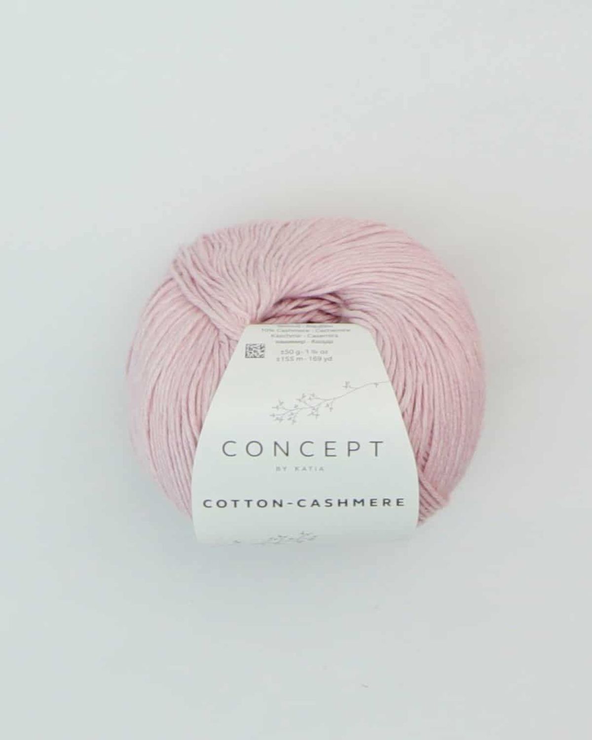 Cotton-Cashmere fra Katia - 64 Sart rosa - 90% Bomuld, 10% Kashmir