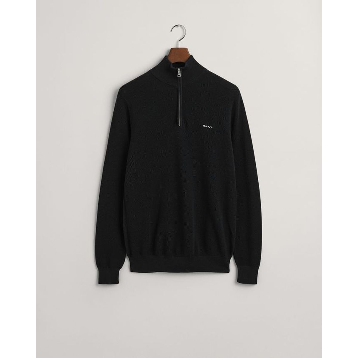 COTTON PIQUE HALFZIP