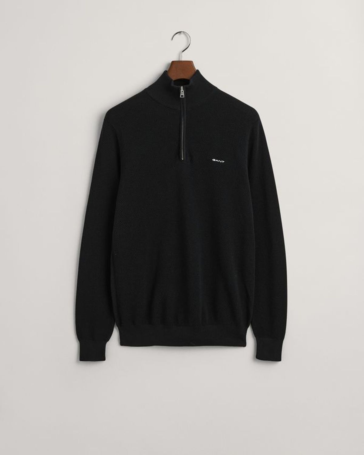 COTTON PIQUE HALFZIP