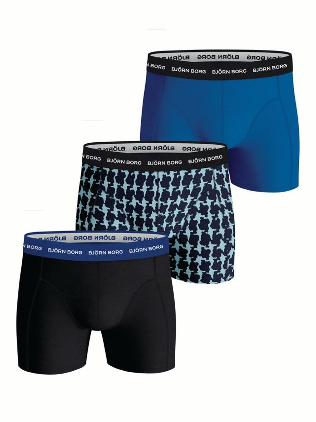 COTTON STRETCH BOXER 3p, MULTIPACK 11