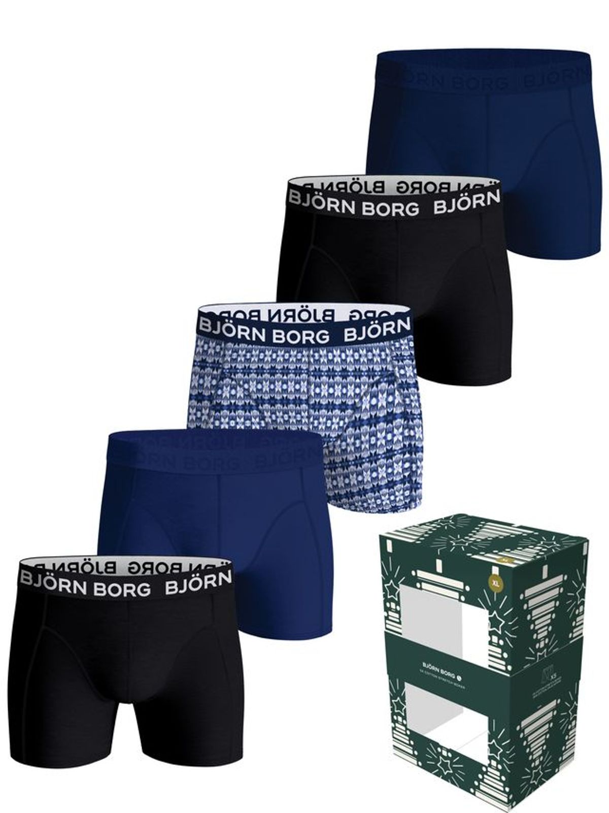 COTTON STRETCH BOXER 5p