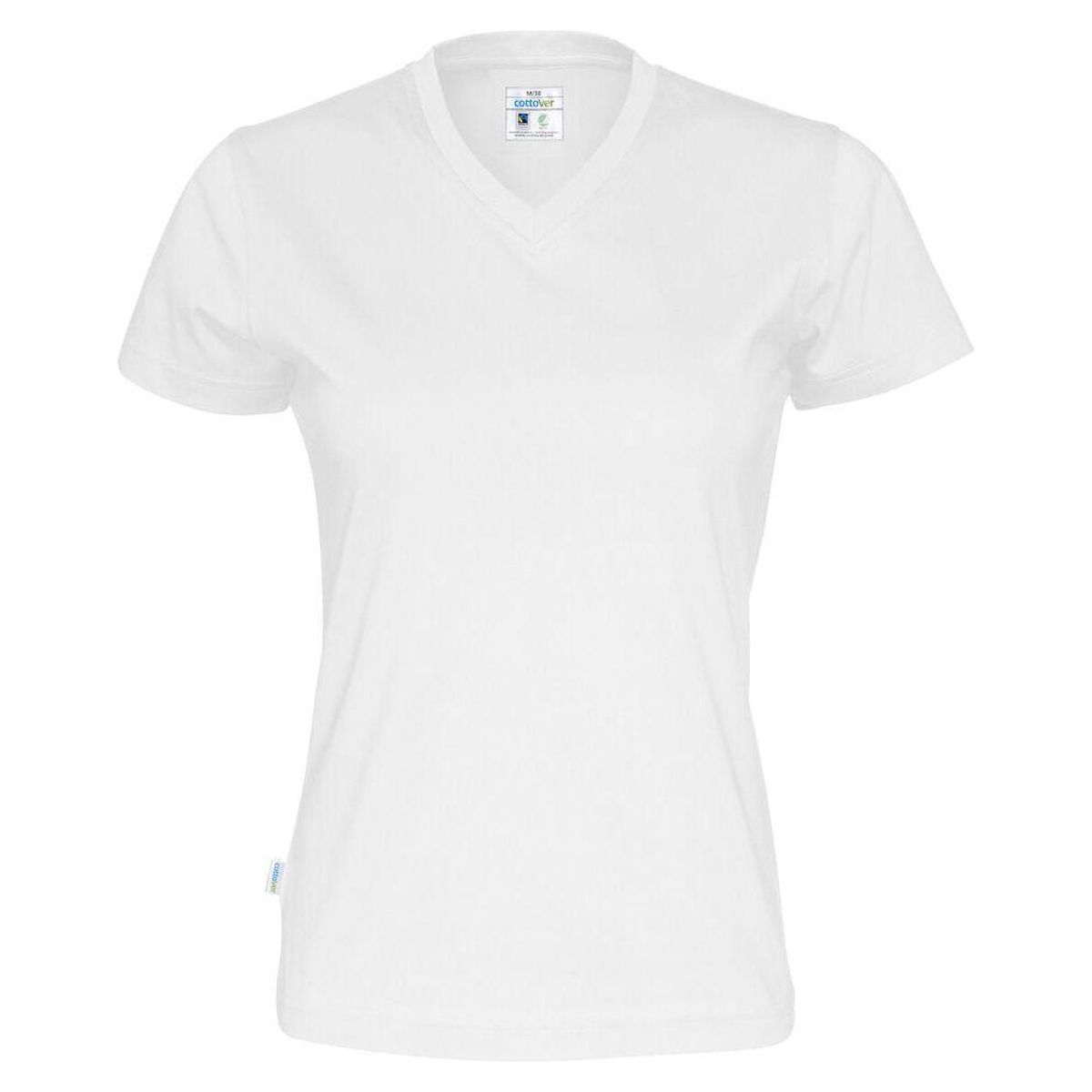 Cottover T-shirt V-hals dame 141021