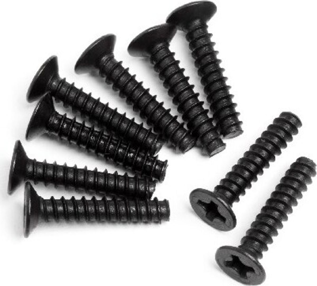 Countersunk Cross Head Self-tapscrew M3x15mm 9pcs - Mv22054 - Maverick Rc