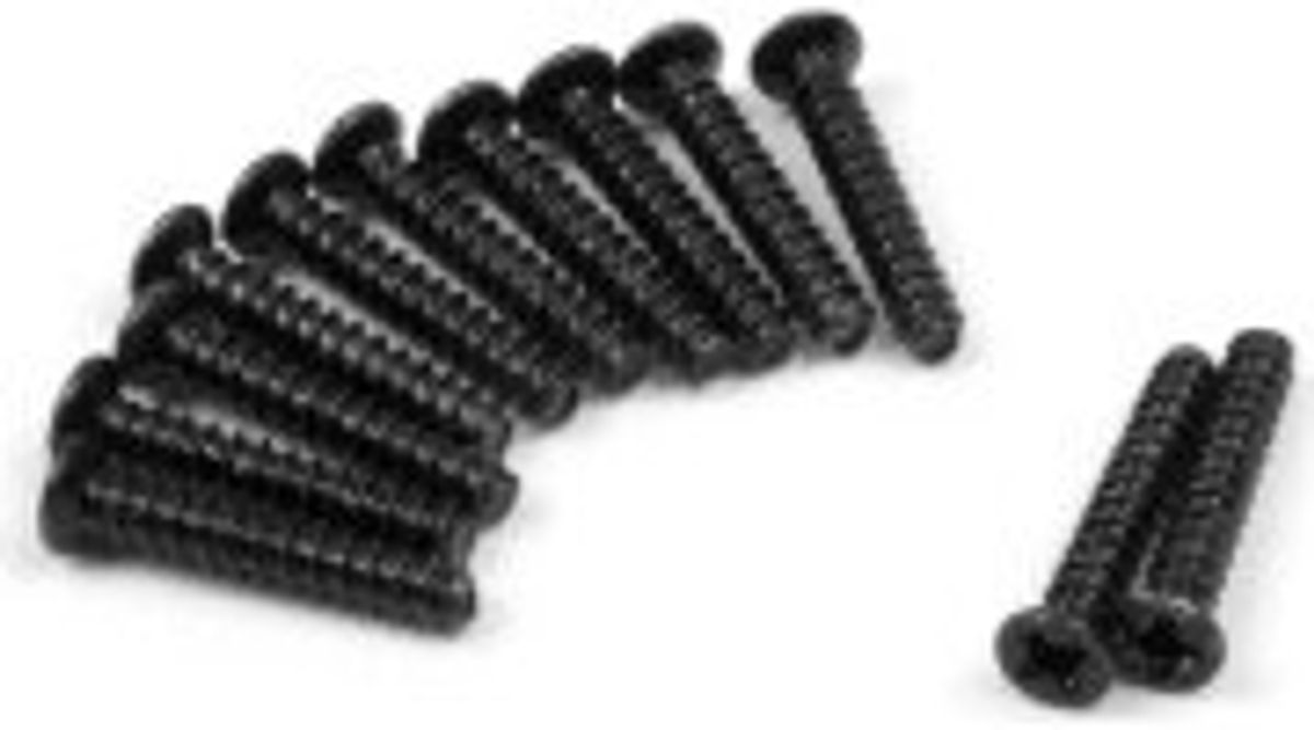 Countersunk Self Tapping 2x12mm (12pcs) - 540160 - Blackzon