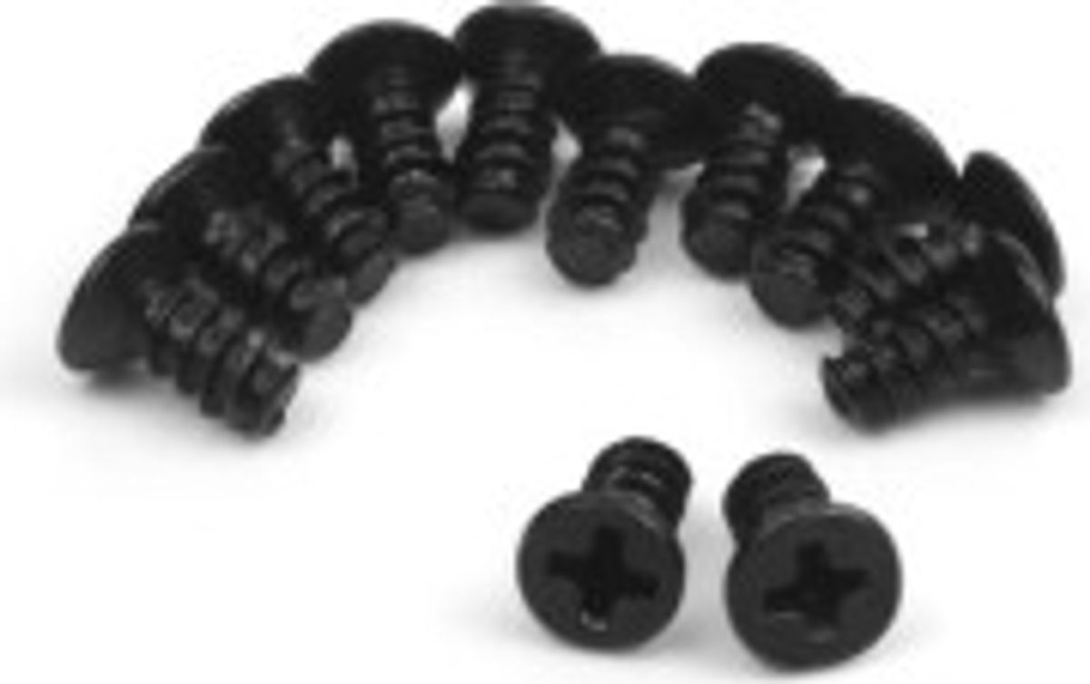 Countersunk Self Tapping Screws 6x6mm (12pcs) - 540155 - Blackzon