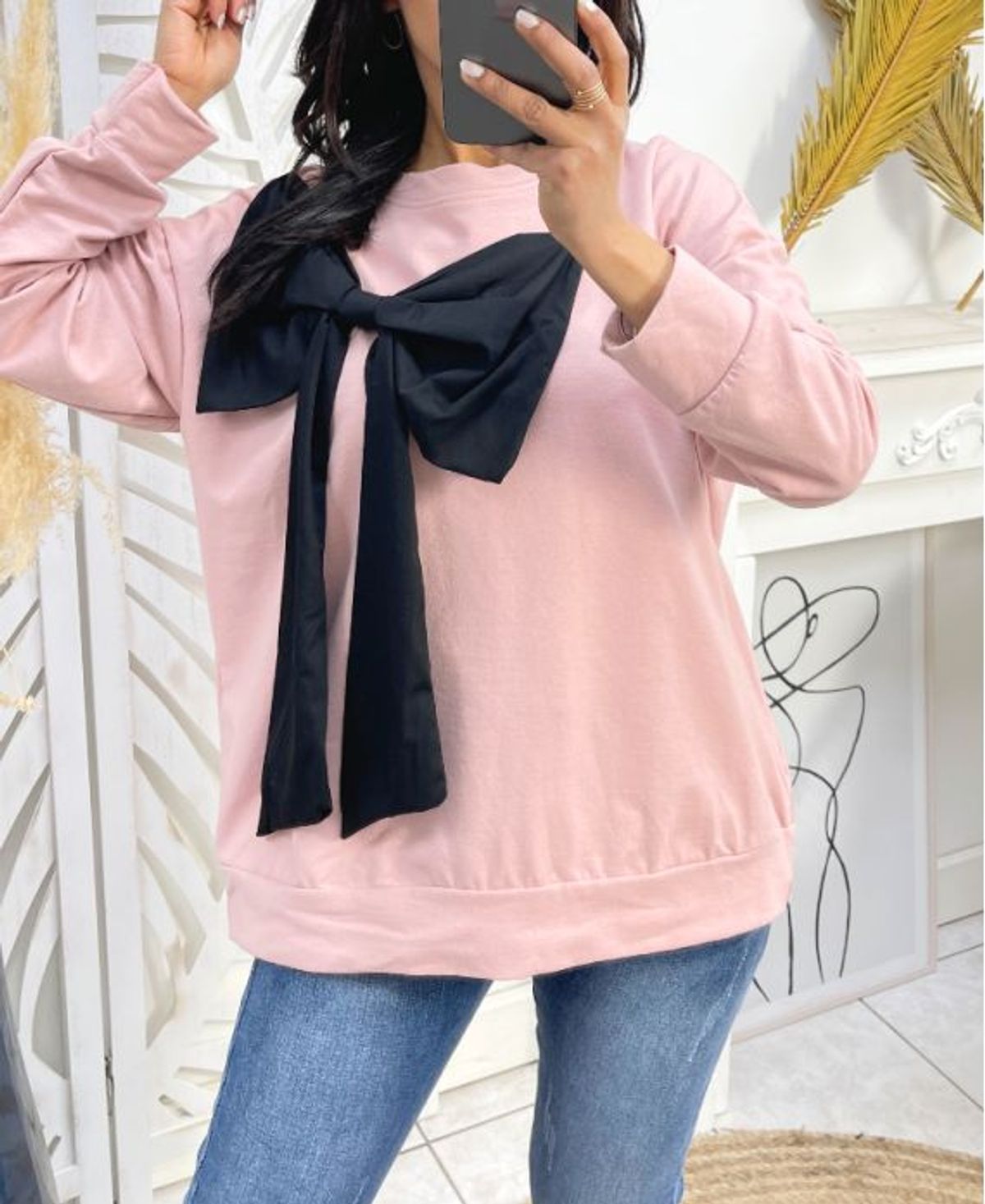 Coup De Coeur" Sweatshirt Noeux Pink Onesize