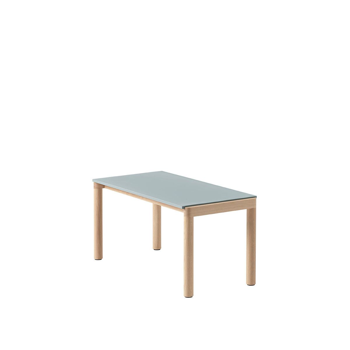 Couple Coffee Table, 40 x 84 cm fra Muuto (Pale Blue / Oak, Plain)