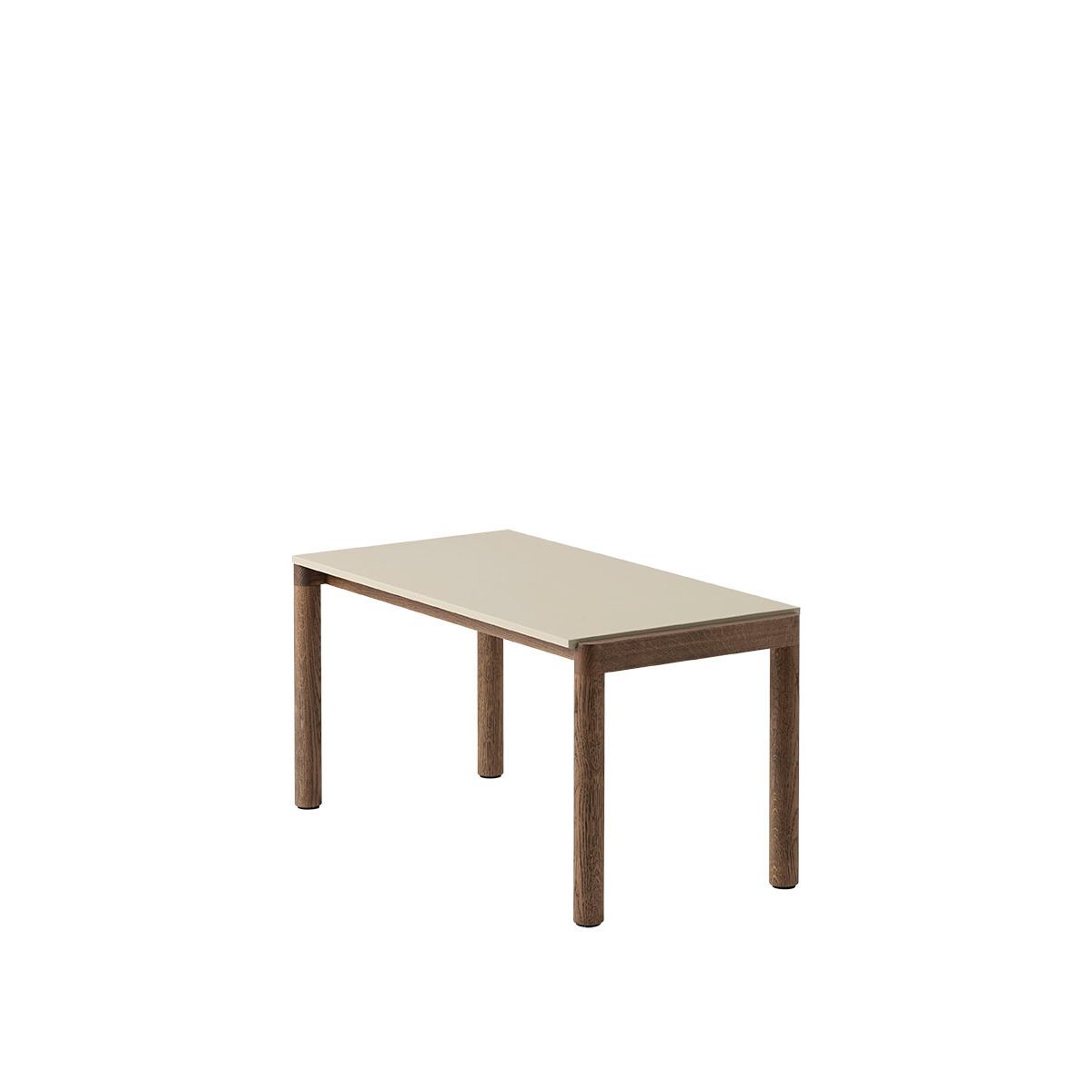 Couple Coffee Table, 40 x 84 cm fra Muuto (Sand / Dark Oiled Oak, Plain)