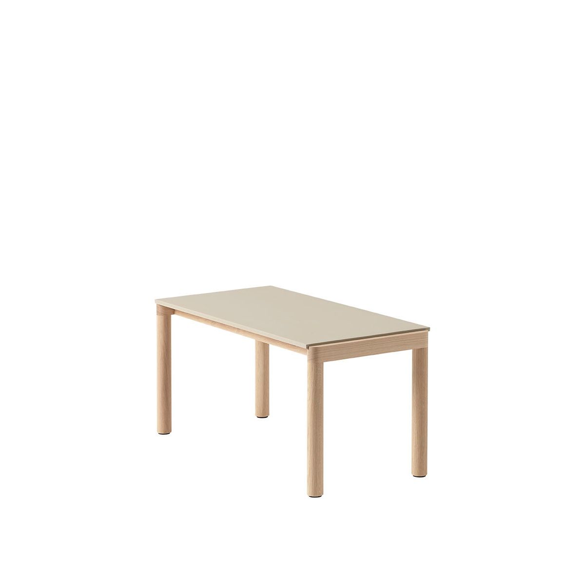 Couple Coffee Table, 40 x 84 cm fra Muuto (Sand / Oak, Plain)