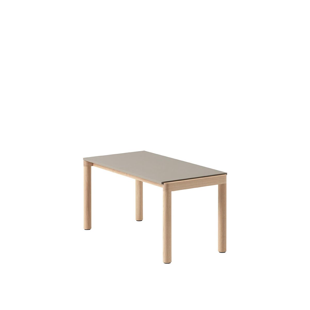 Couple Coffee Table, 40 x 84 cm fra Muuto (Taupe / Oak, Plain)