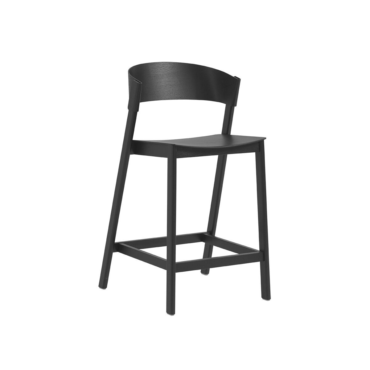 Cover Counter Stool, black fra Muuto