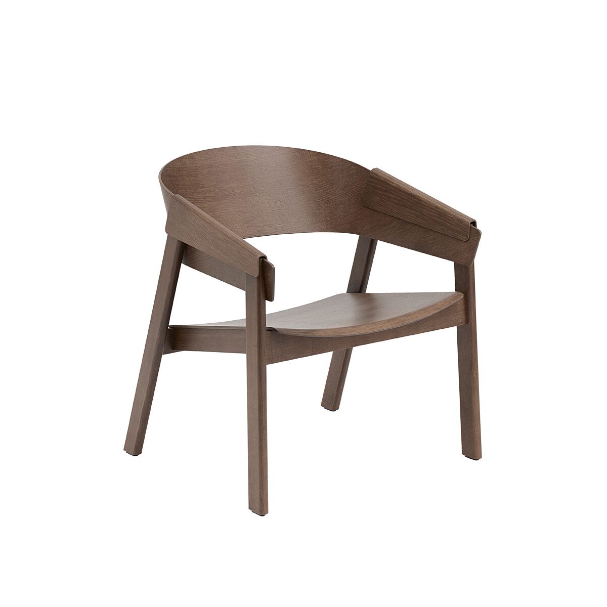 Cover Lounge Chair, dark stained brown fra Muuto