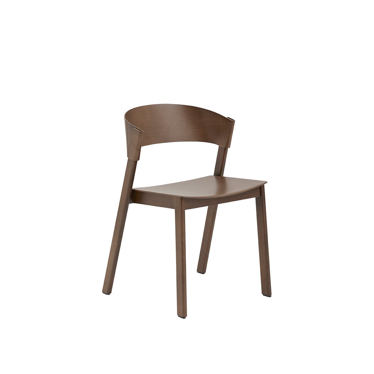 Cover Side Chair fra Muuto (Dark brown)