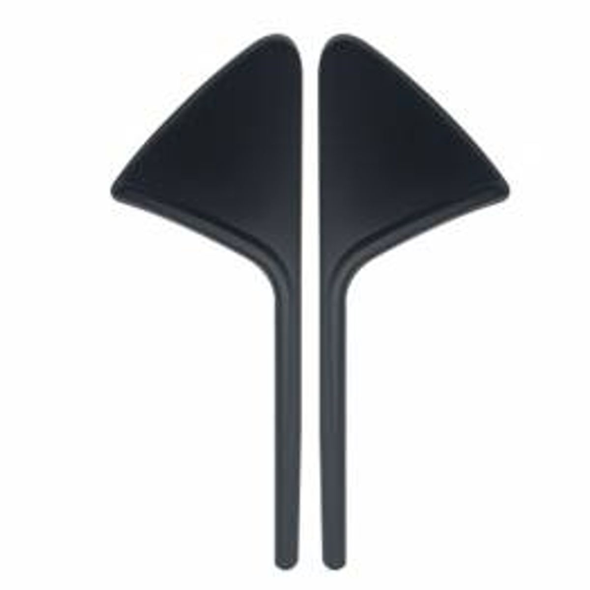 Cover til sidekamera til Tesla Model 3/Y/X/S - 2 stk - Mat sort