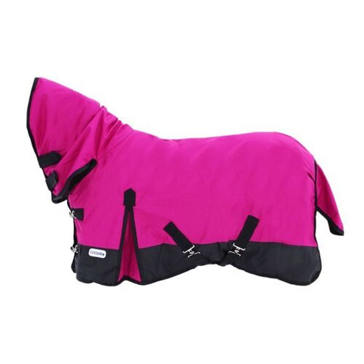 Coverme Pony dækken med hals - 300g - Pink, 105cm