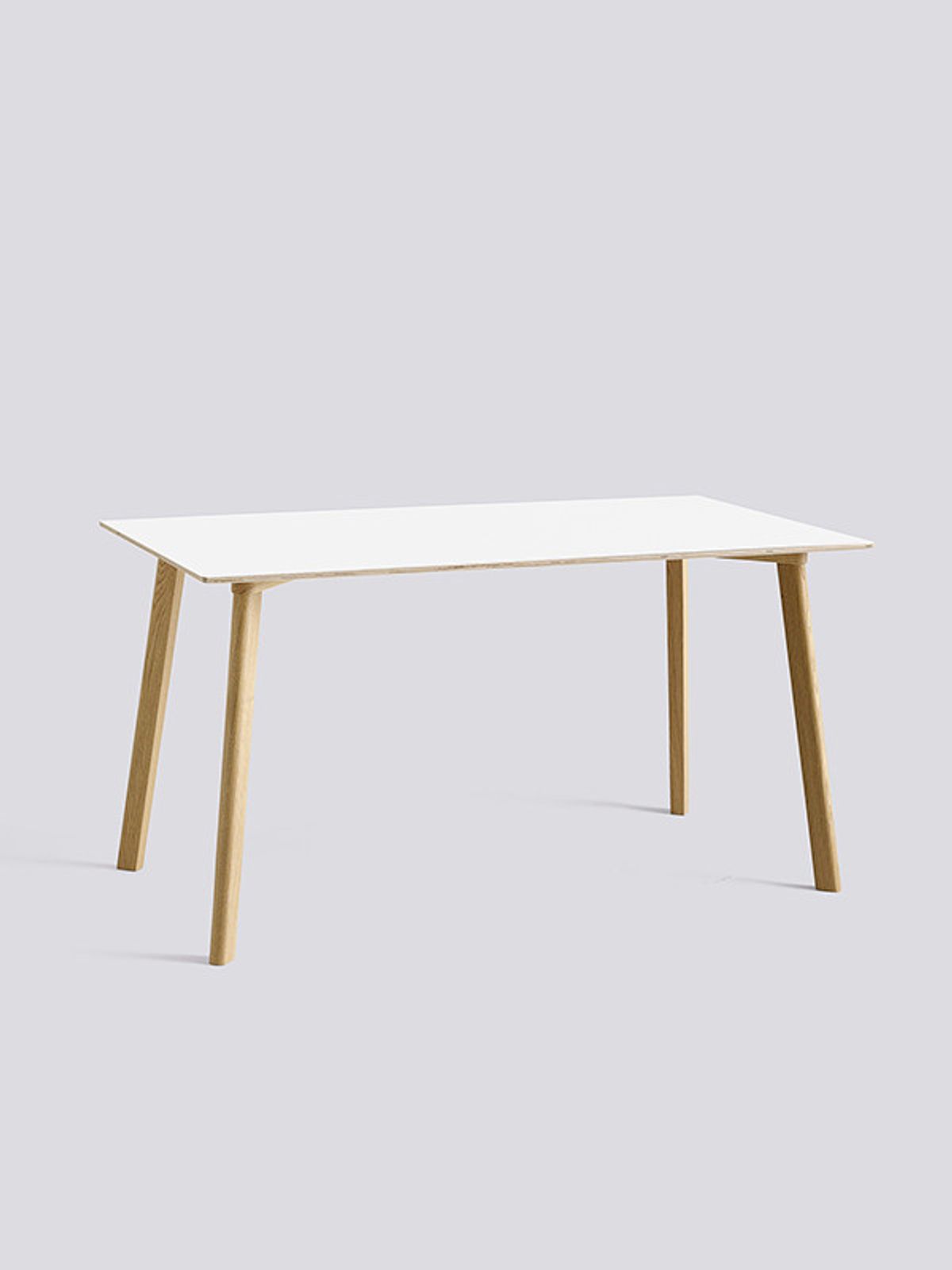 CPH Deux 210 Bord fra Hay (L140 x B75 x H73 cm, Pearl white laminat, Matlakeret eg)