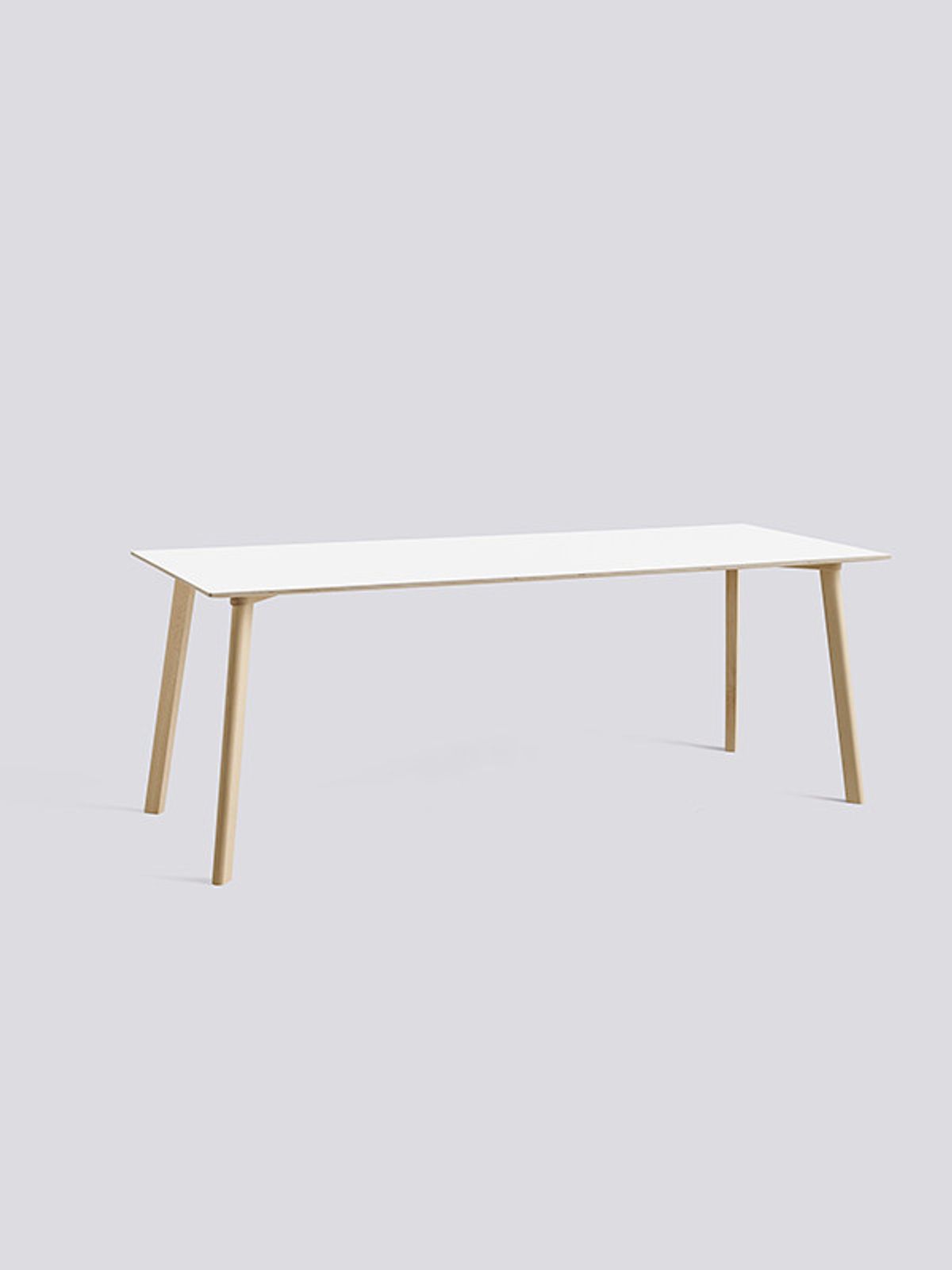 CPH Deux 210 Bord fra Hay (L200 x B75 x H73 cm, Pearl white laminat, Ubehandlet bøg)