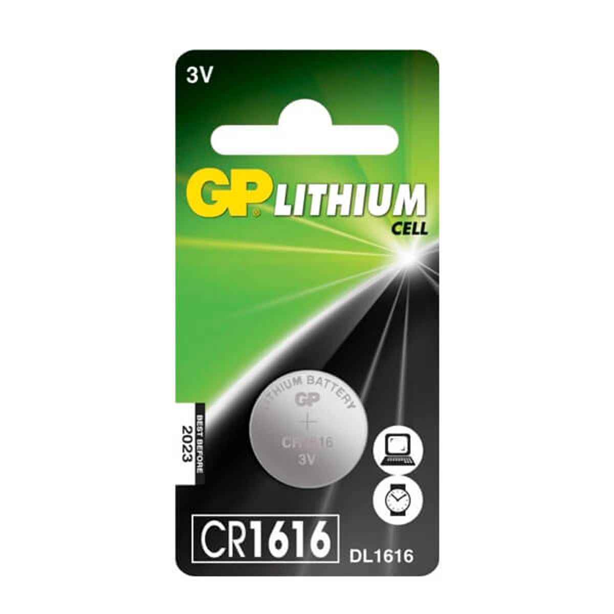 CR 1616 3 Volt Lithium batteri