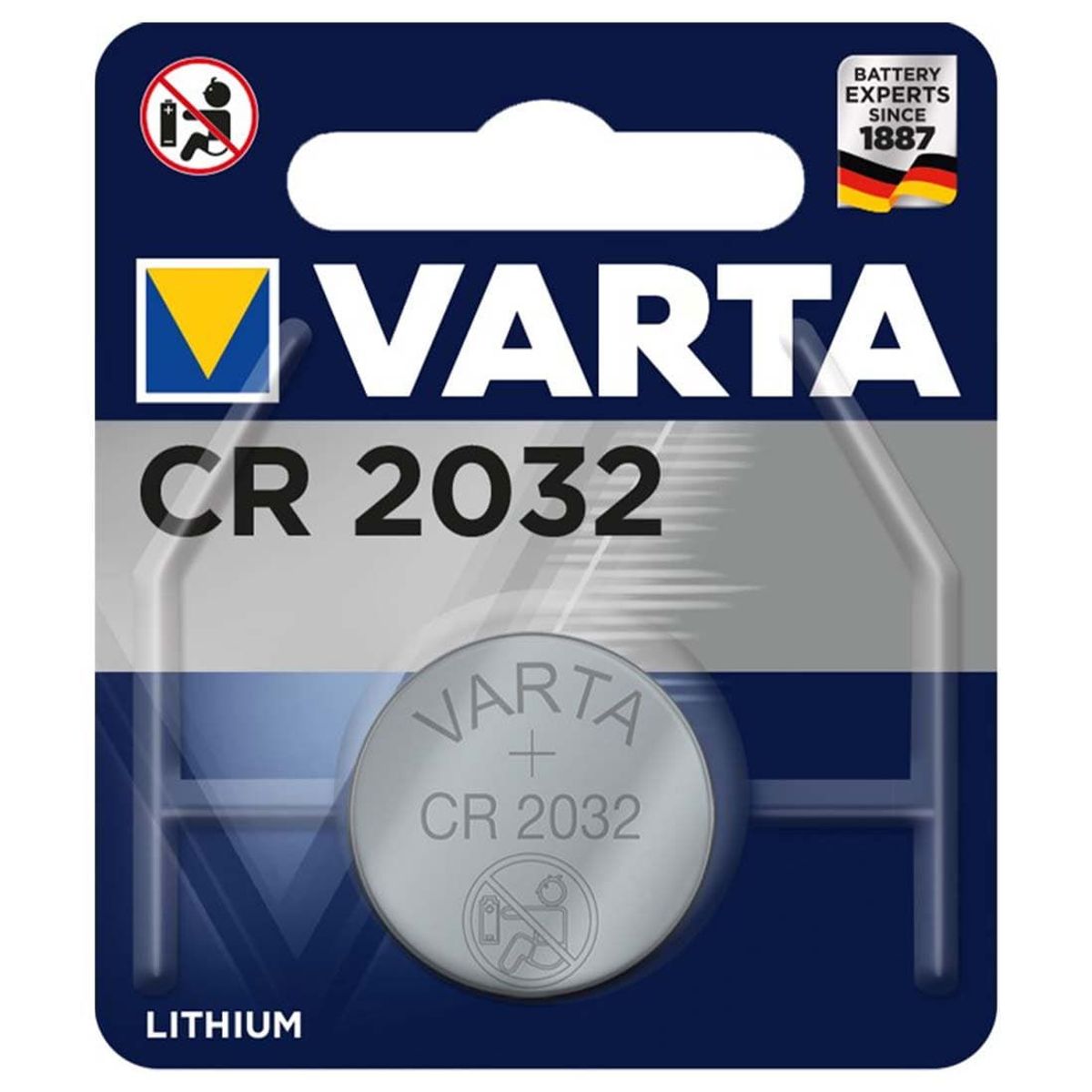 CR2032 - 3V - Knapcelle Batterier - Varta - 1 stk (48059)