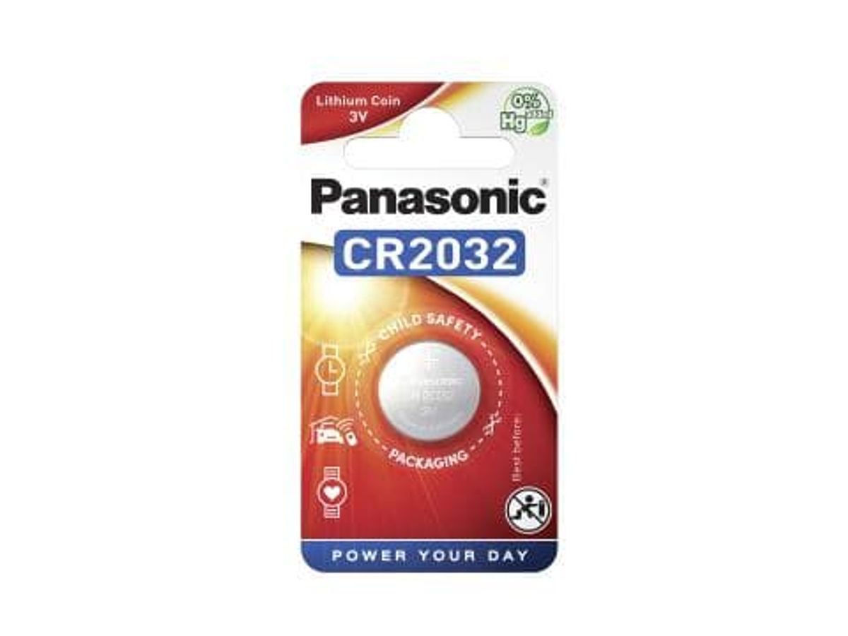 CR2032 Knapcelle batteri fra Panasonic