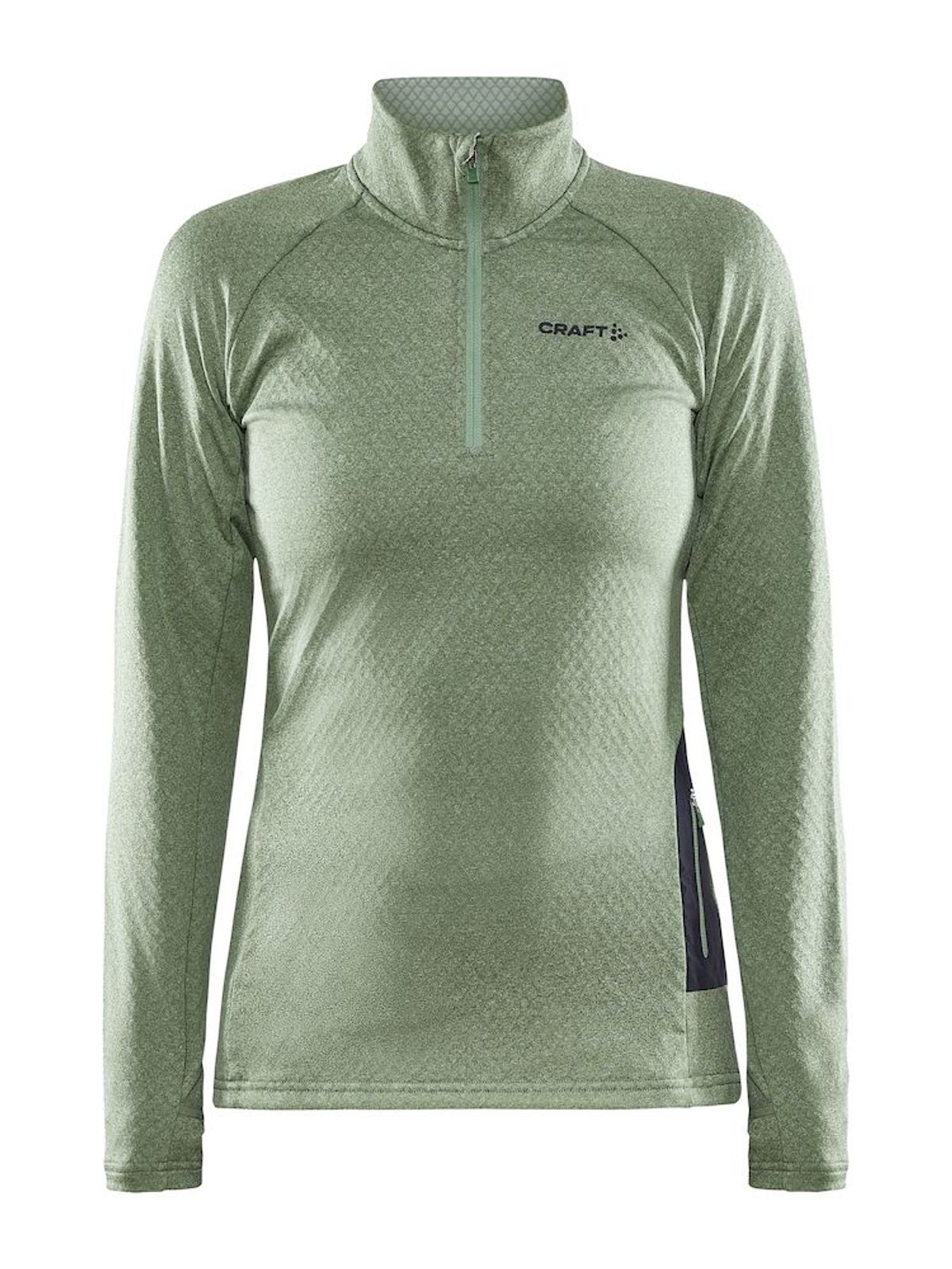 Craft Core Trim Thermal Midlayer Dame (Farve: Jade/melange, Størrelse: L)