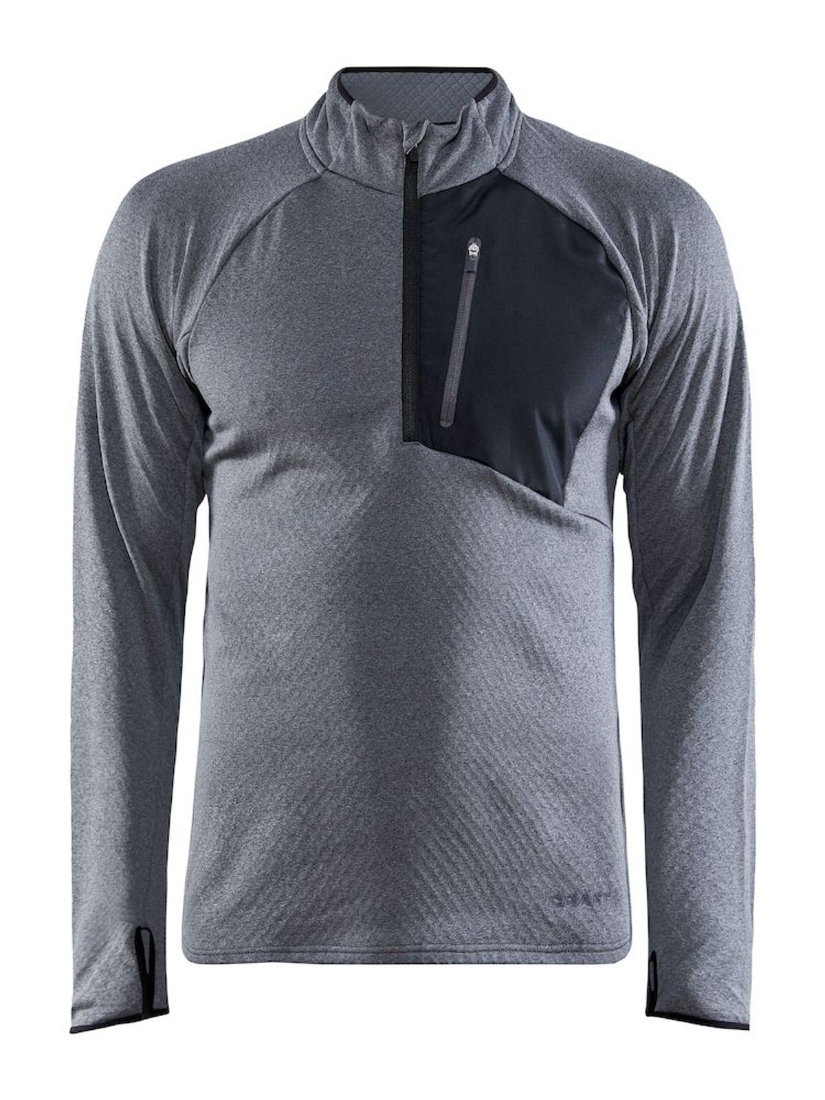 Craft Core Trim Thermal Midlayer Herre (Farve: Grå, Størrelse: Xl)