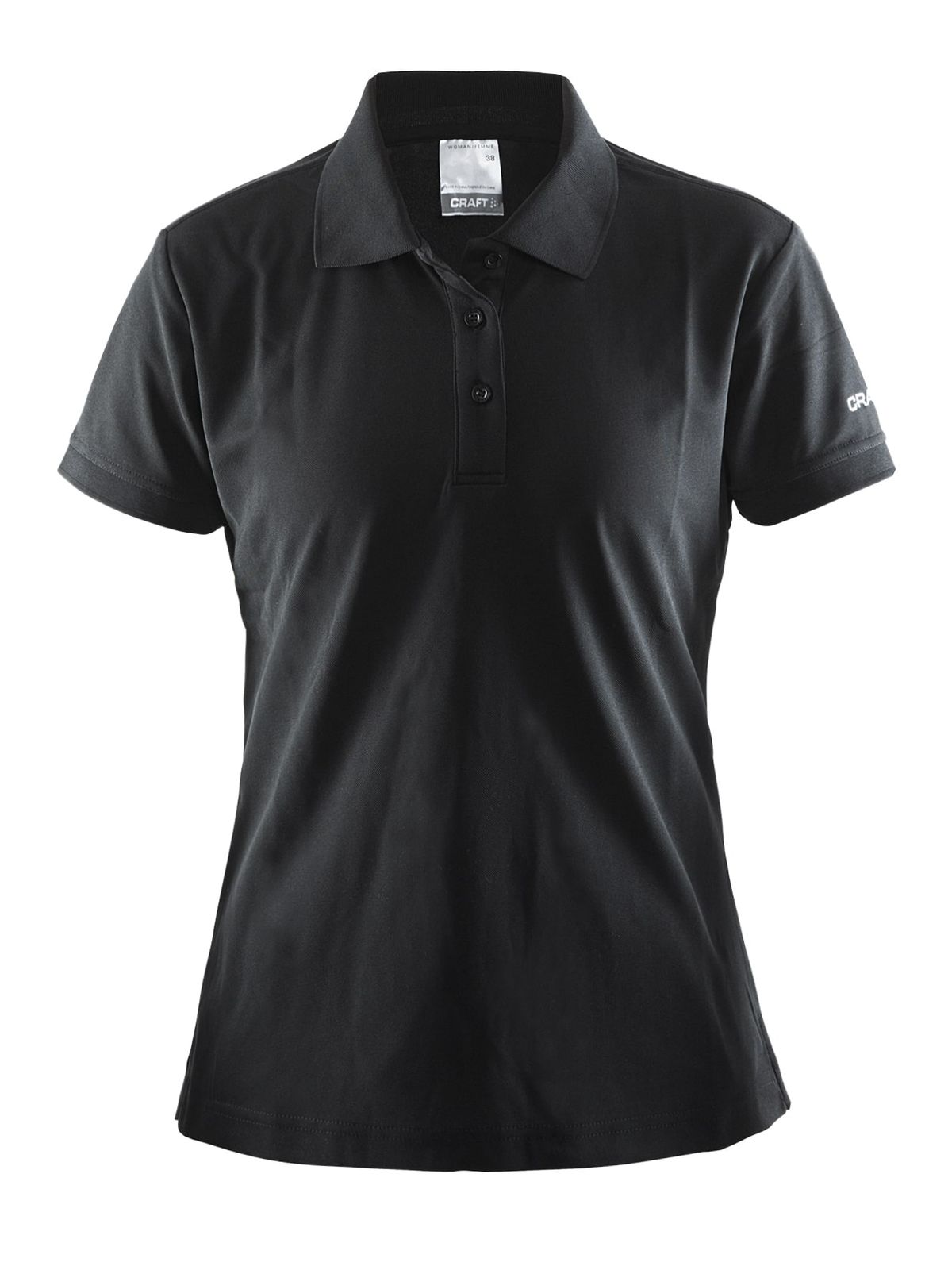 Craft - Polo Shirt Pique Classic Kvinder - Black 38/M