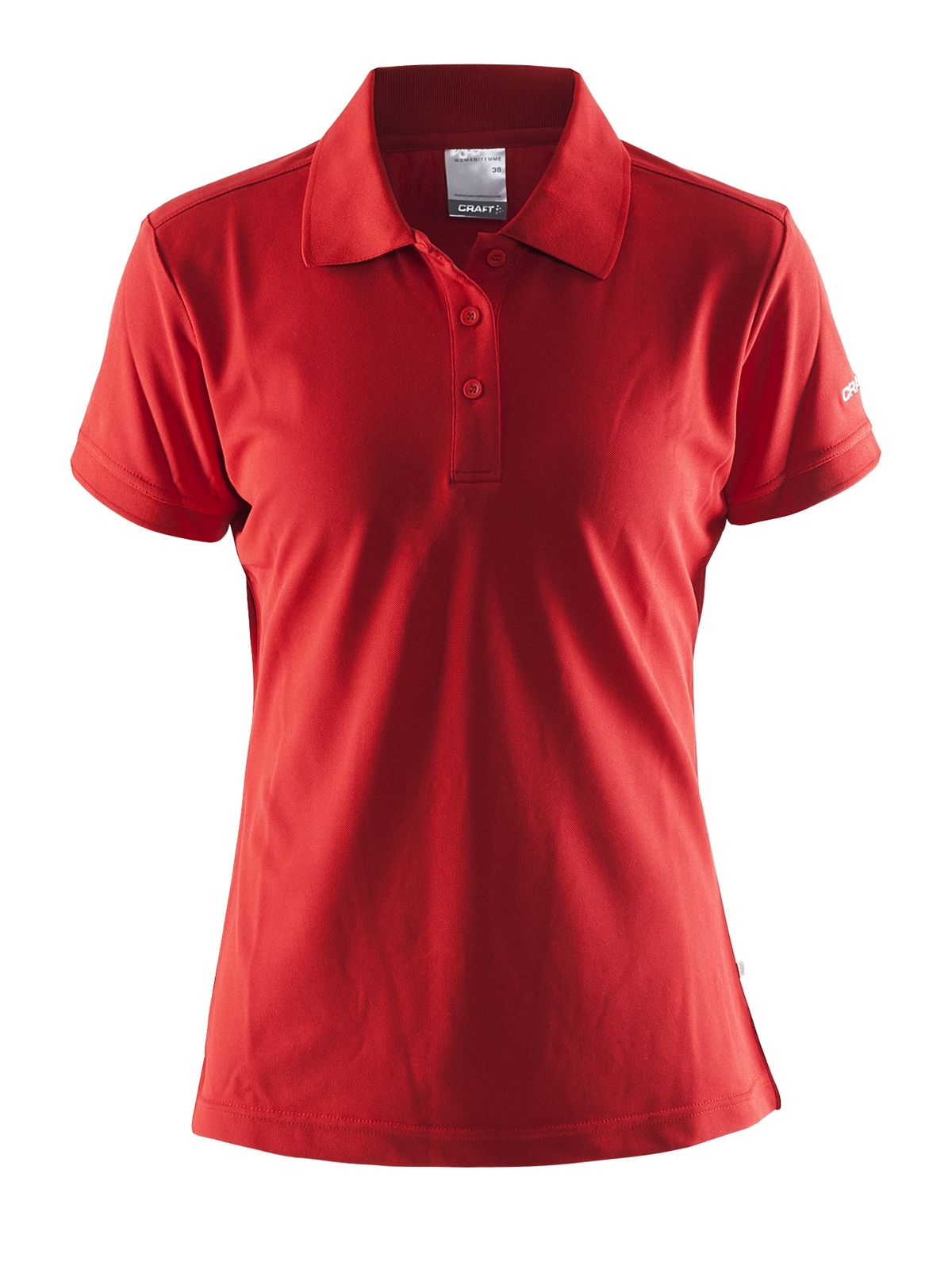 Craft - Polo Shirt Pique Classic Kvinder - Bright Red 34/XS