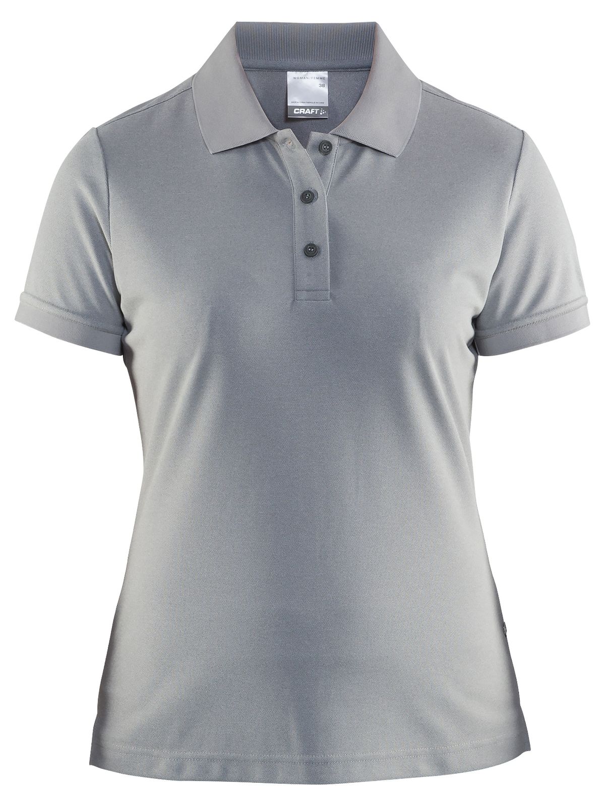 Craft - Polo Shirt Pique Classic Kvinder - Grey Melange 38/M