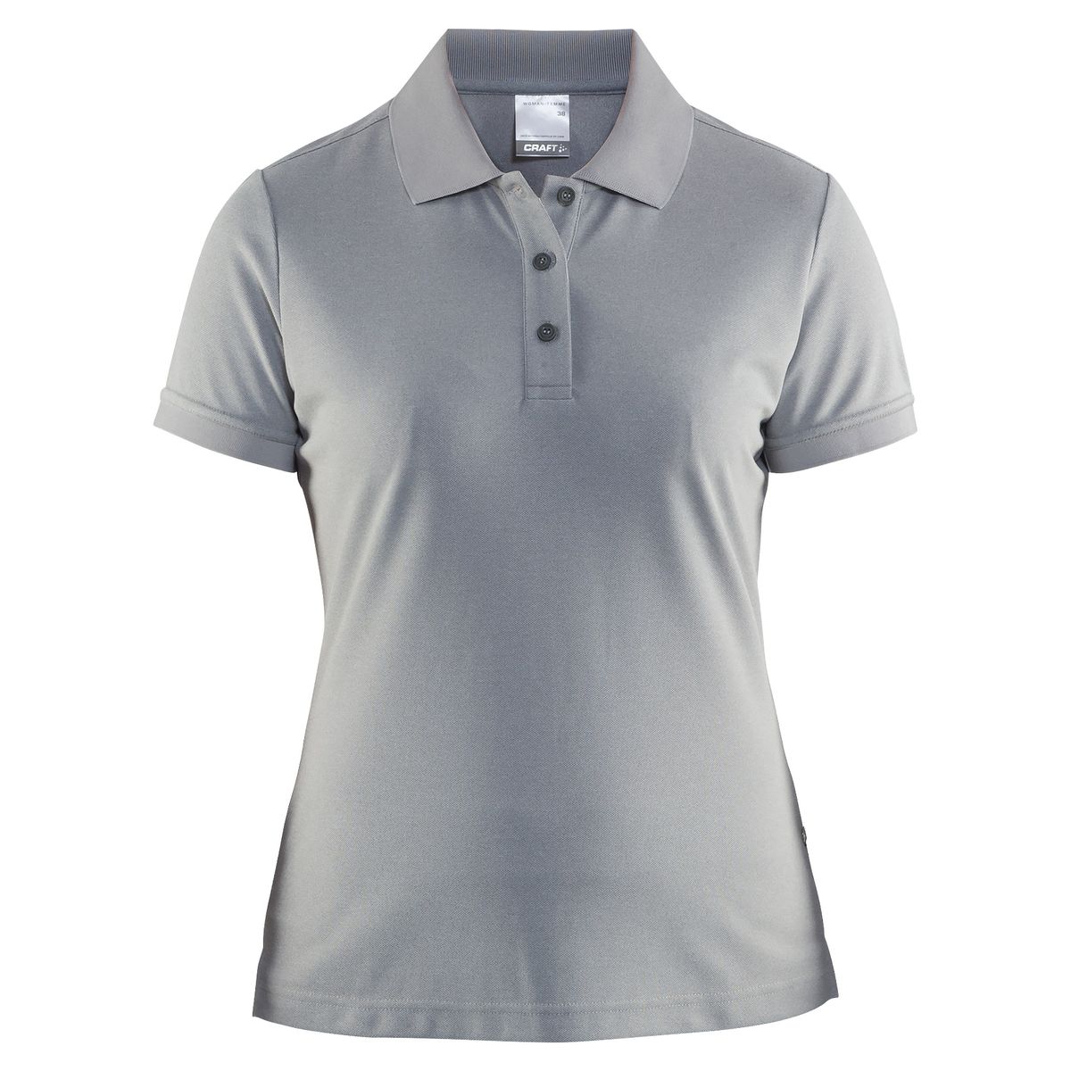 Craft - Polo Shirt Pique Classic Kvinder - Grey Melange 42/XL