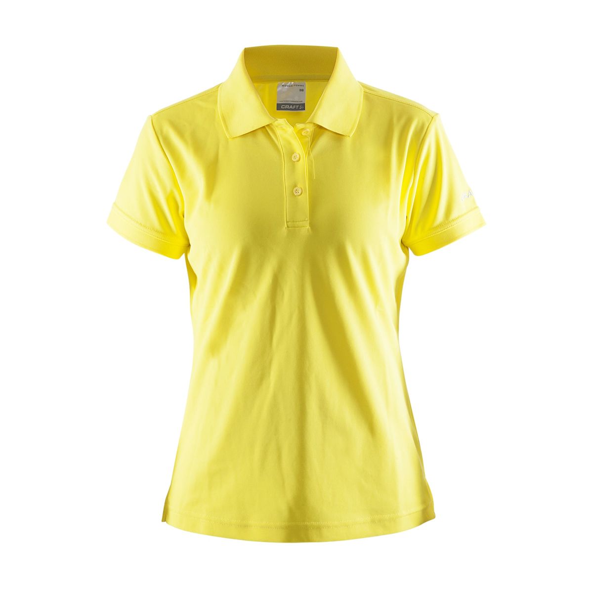 Craft - Polo Shirt Pique Classic Kvinder - Yellow 36/S