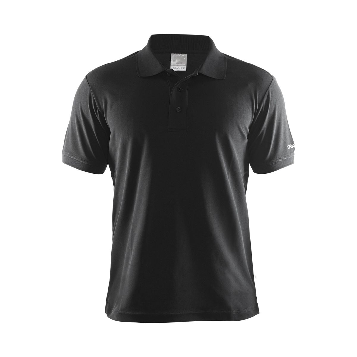 Craft - Polo Shirt Pique Classic Maend - Black XS