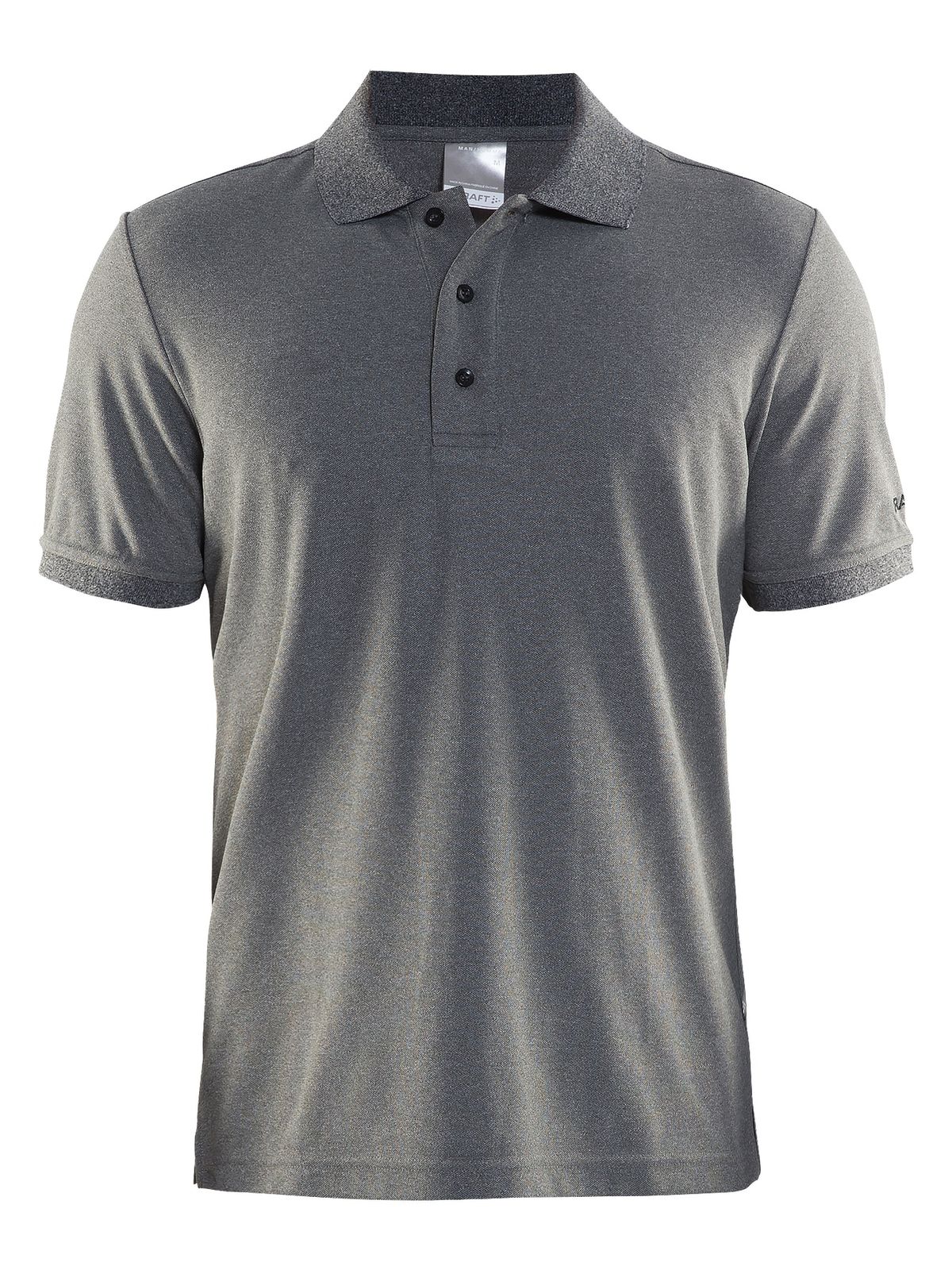 Craft - Polo Shirt Pique Classic Maend - Dark Grey Melange S