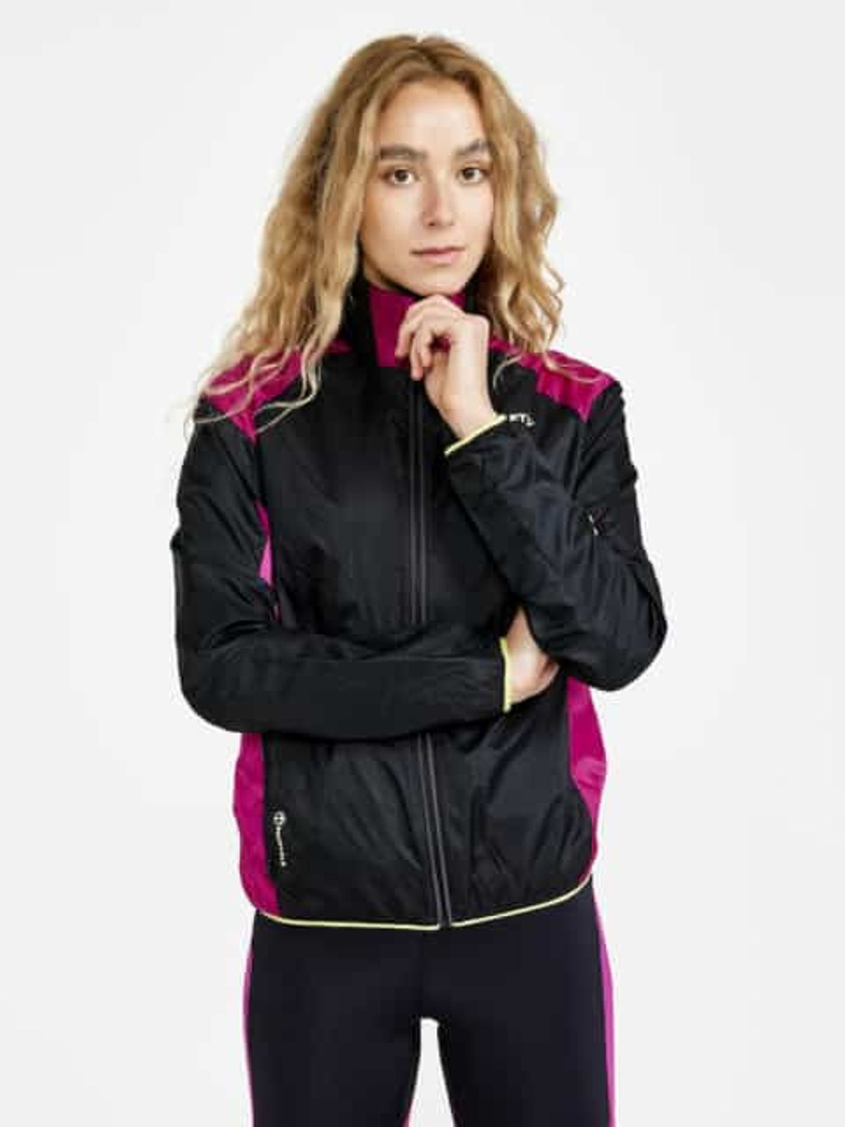 Craft - Pro Hypervent Jacket W - Black-Roxo M