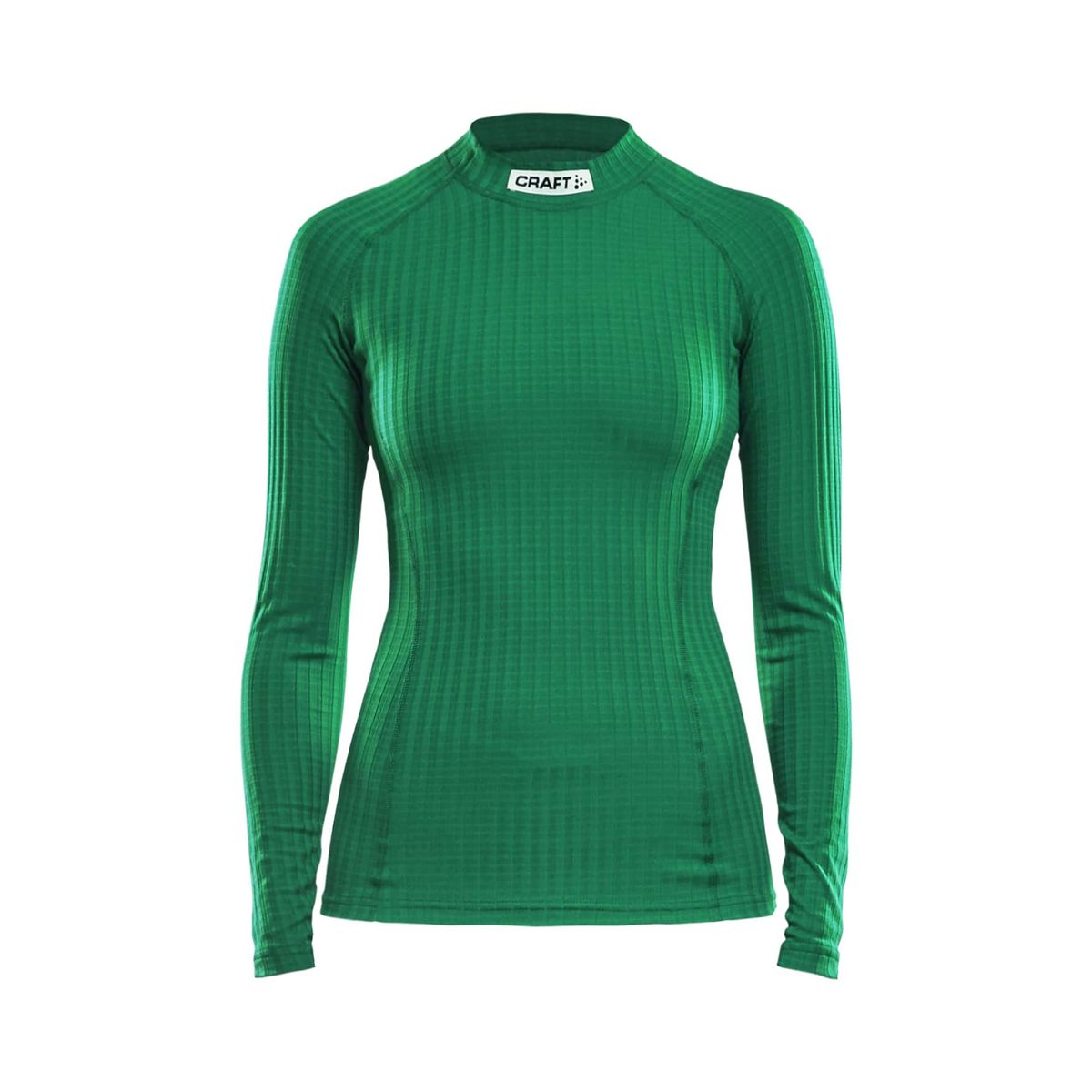 Craft - Progress Baselayer CN LS Kvinder - Team Green XS