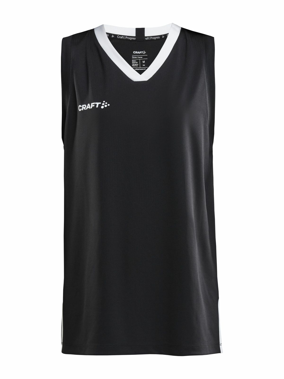 Craft - Progress Basket Singlet JR - Black 146/152