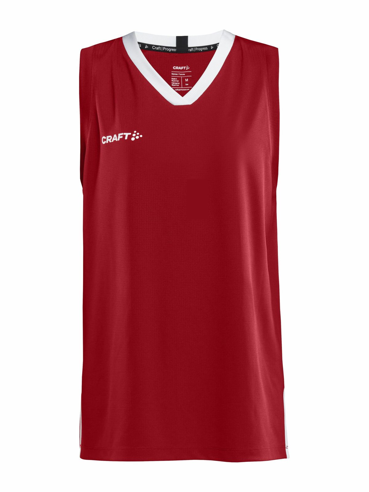 Craft - Progress Basket Singlet JR - Bright Red 122/128