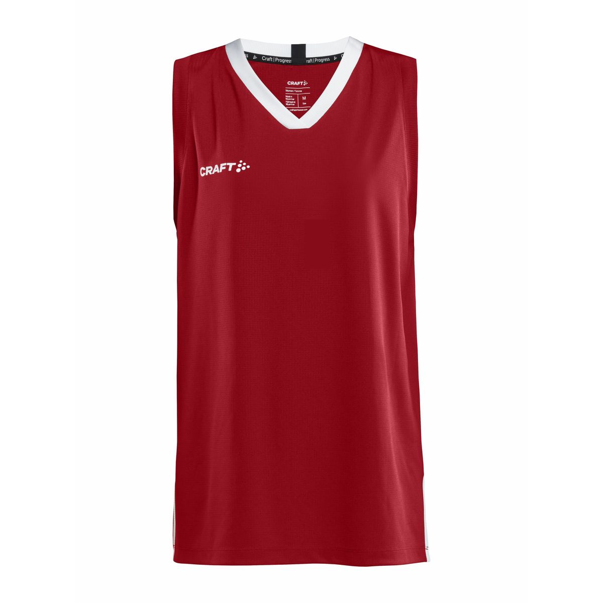 Craft - Progress Basket Singlet JR - Bright Red 146/152