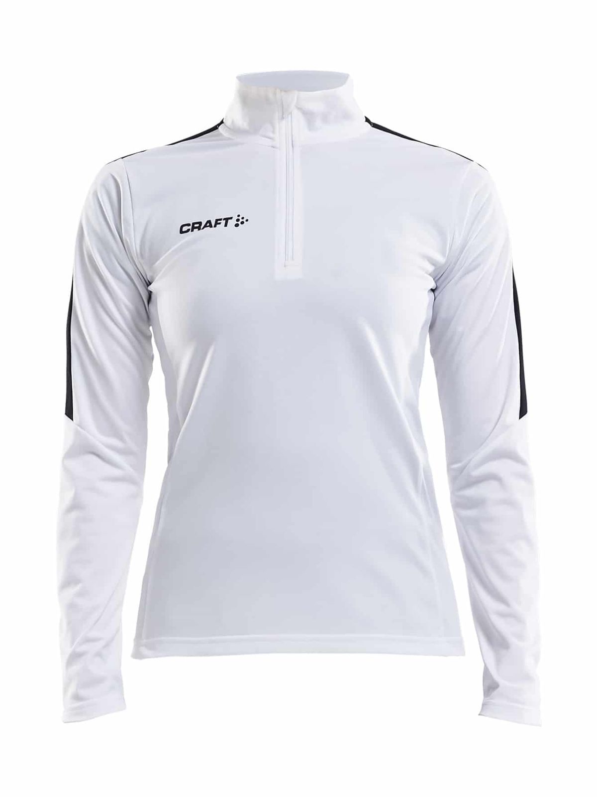 Craft - Progress Halfzip LS Tee Kvinder - White XS