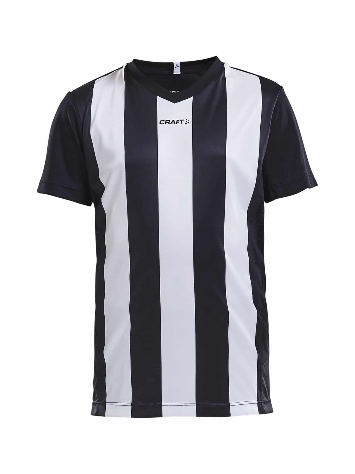 Craft - Progress Jersey Stripe JR - Black/White 146/152