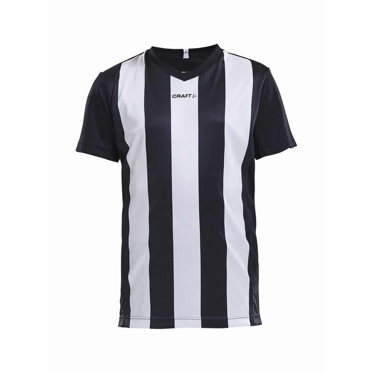 Craft - Progress Jersey Stripe JR - Black/White 158/164