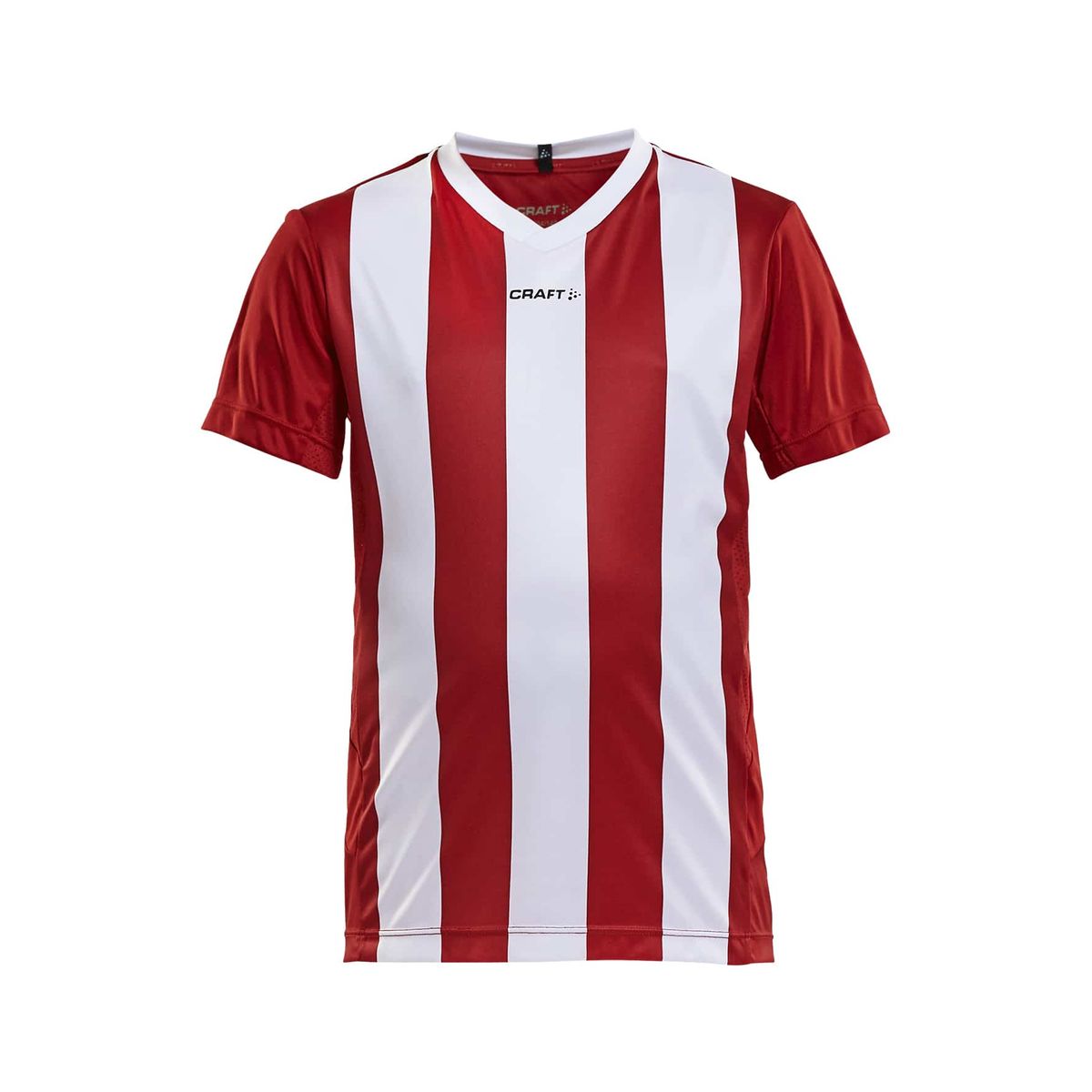 Craft - Progress Jersey Stripe JR - Bright Red 134/140