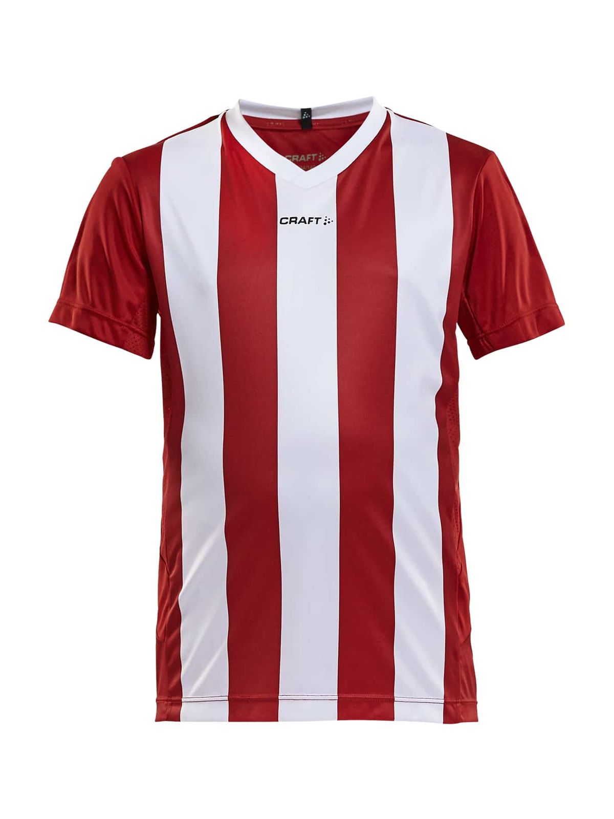 Craft - Progress Jersey Stripe JR - Bright Red 146/152