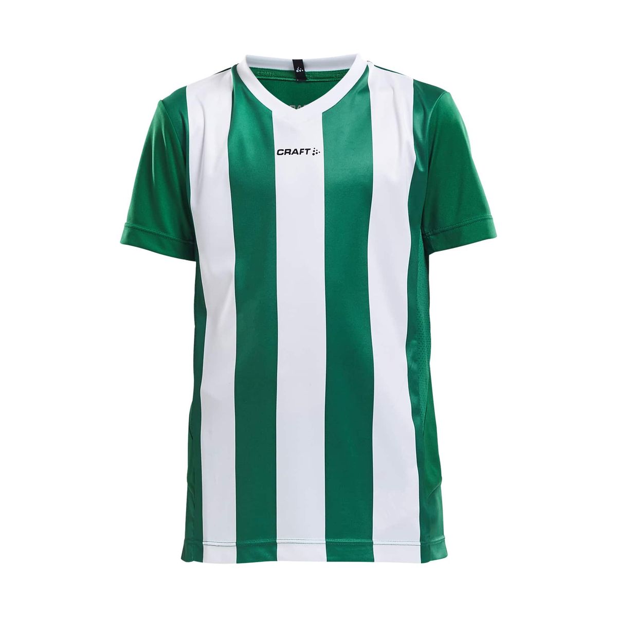 Craft - Progress Jersey Stripe JR - Team Green 134/140