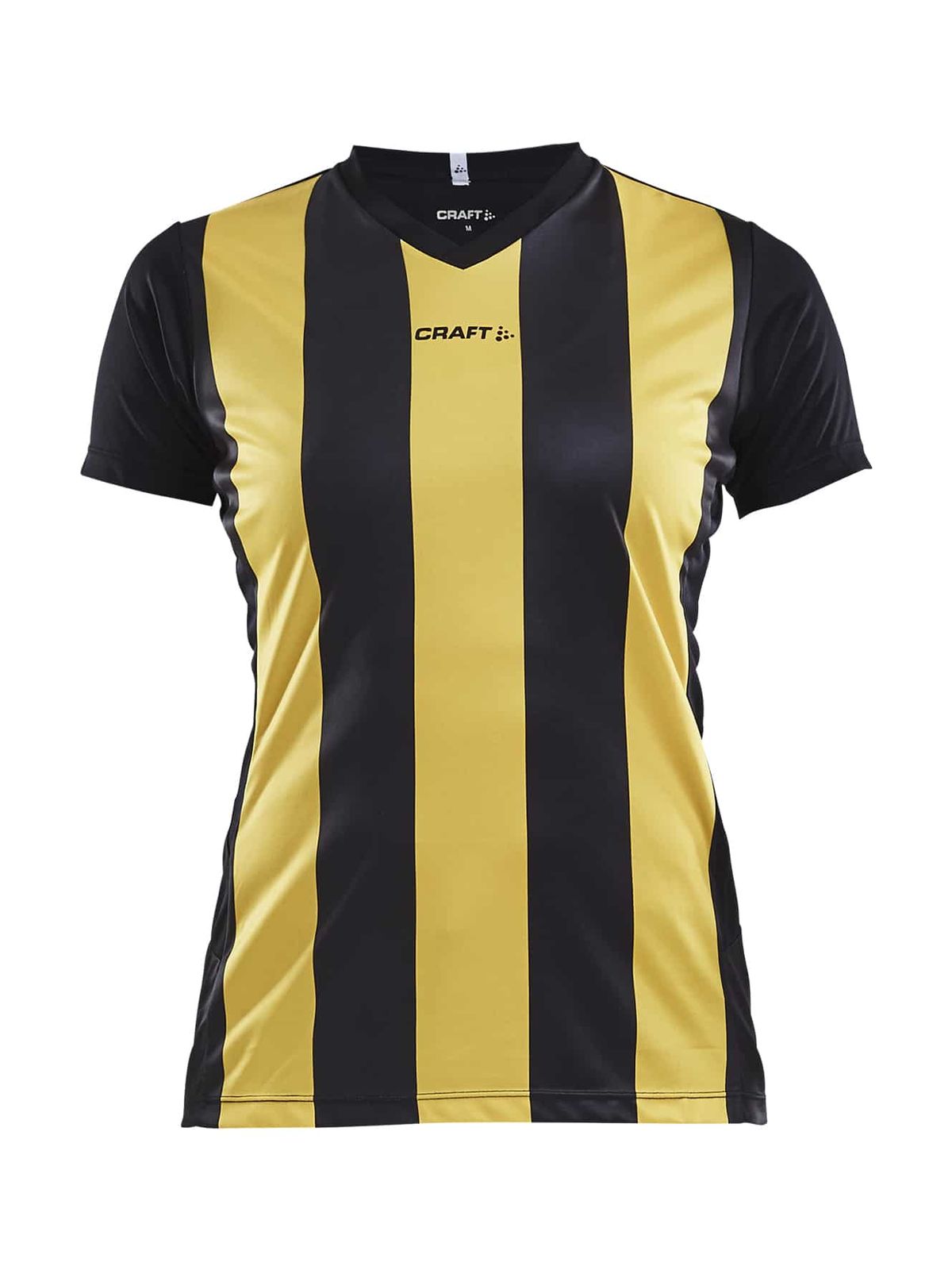 Craft - Progress Jersey Stripe Kvinder - Black/Sweden Yellow S