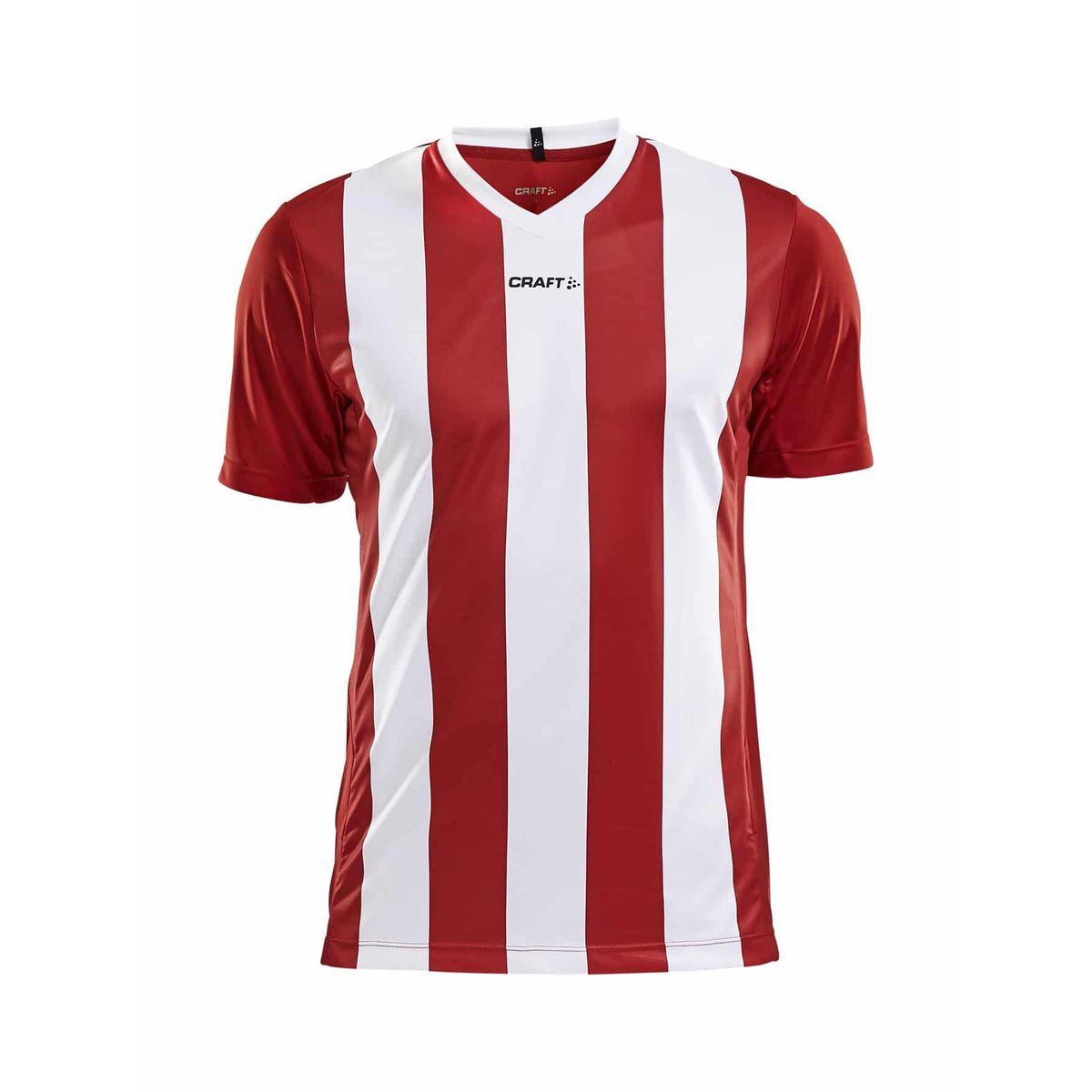 Craft - Progress Jersey Stripe Maend - Bright Red XS