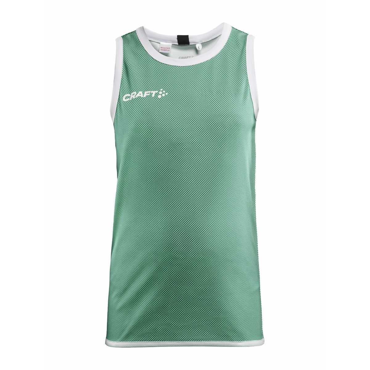 Craft - Progress Reversible Basket Singlet JR - Team Green/White 146/152