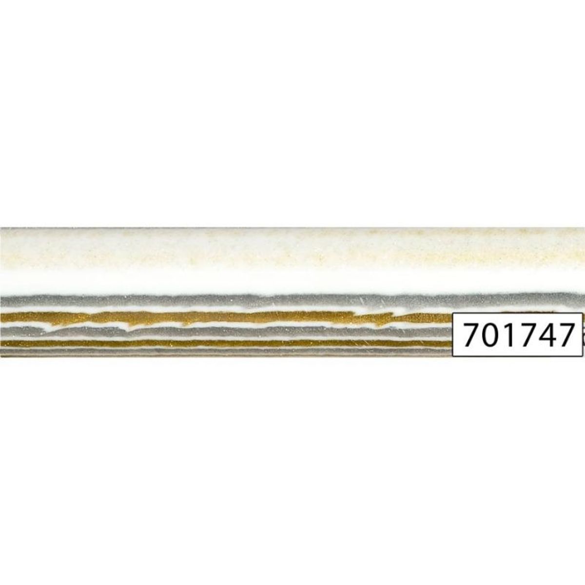 CraftProKits Guld & Sølv Polyesterblok - Rund - 150 x 20 mm